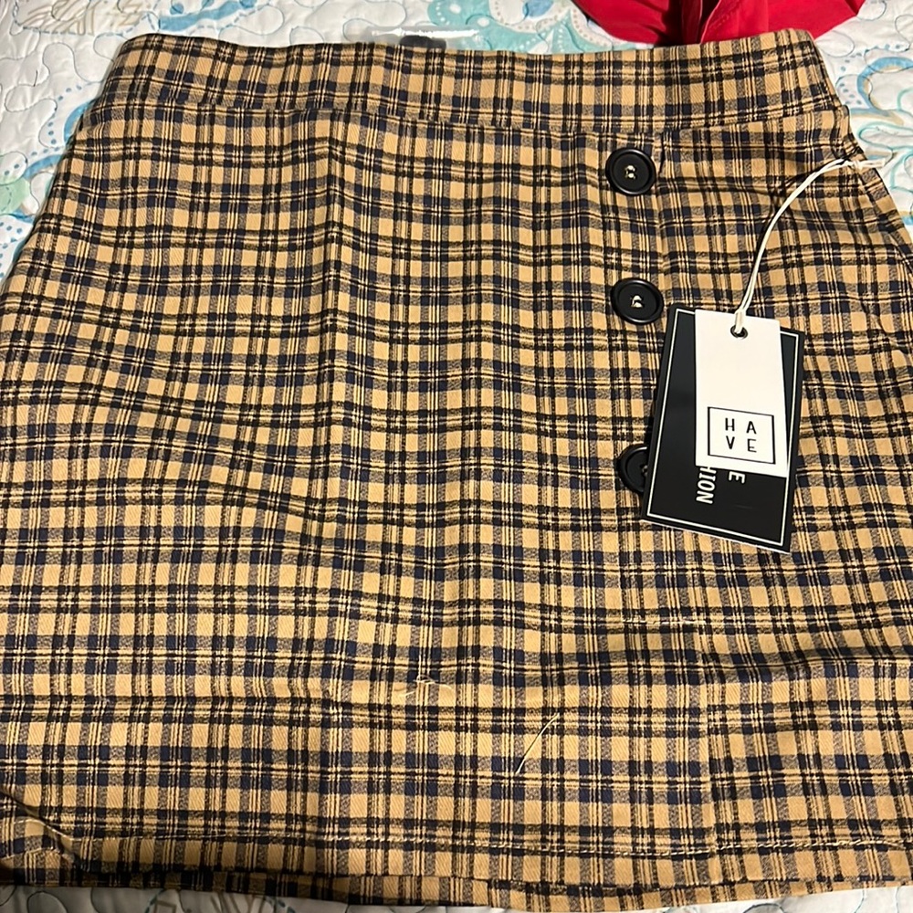 Plaid skirt